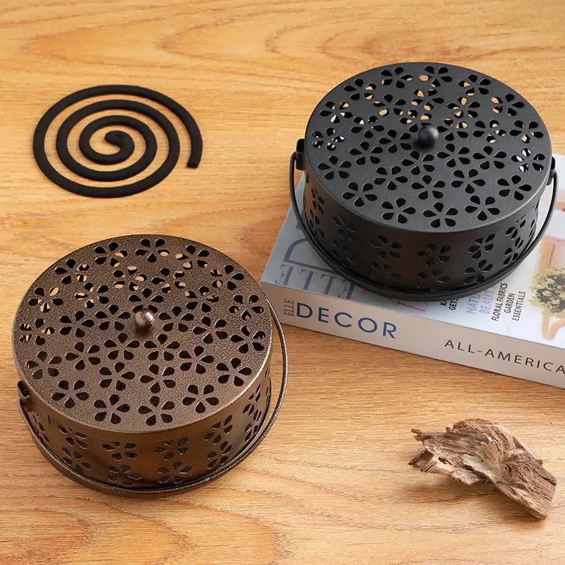 Portable Mosquito Coil Holder – Safe and Stylish Insect Repellent Tray