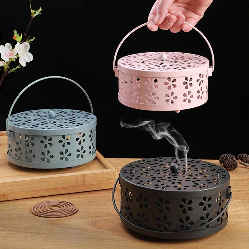 Portable Mosquito Coil Holder – Safe and Stylish Insect Repellent Tray