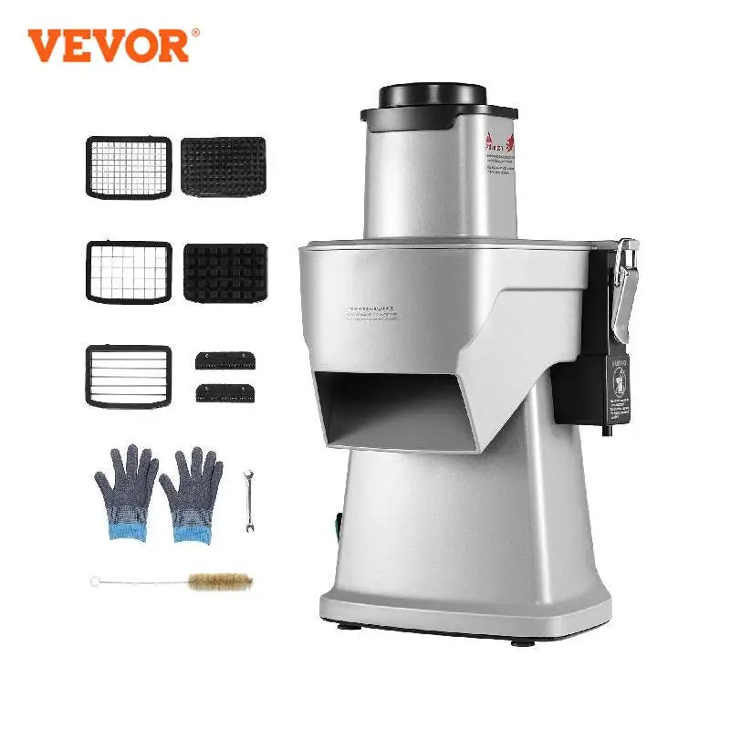 VEVOR 4-in-1 Electric Vegetable Slicer – Slice, Shred, and Dice with Ease