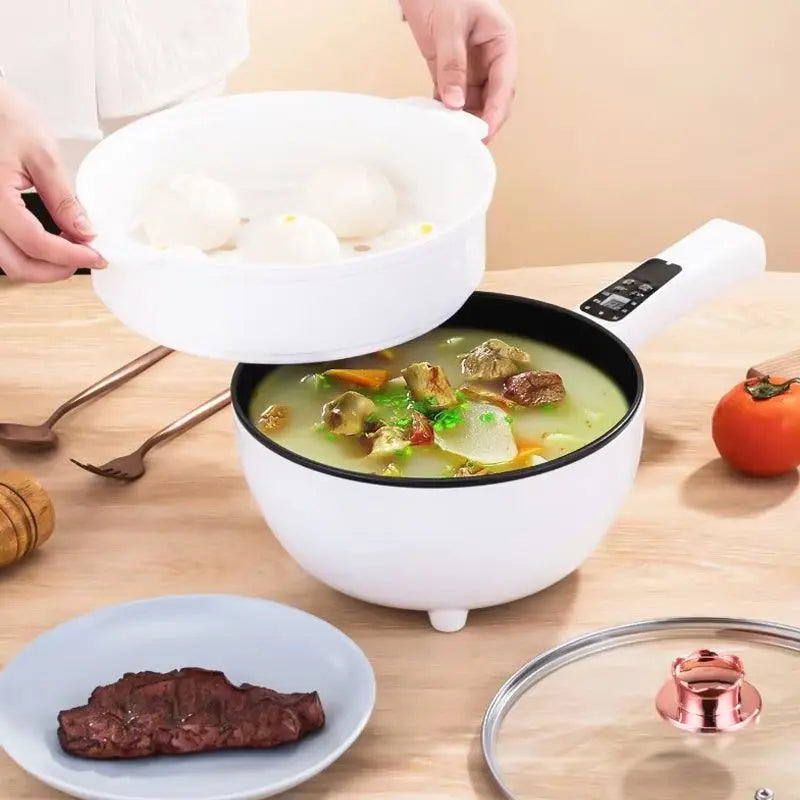 All-in-One Non-Stick Electric Multi-Cooker – Fry, Steam, and More with Ease